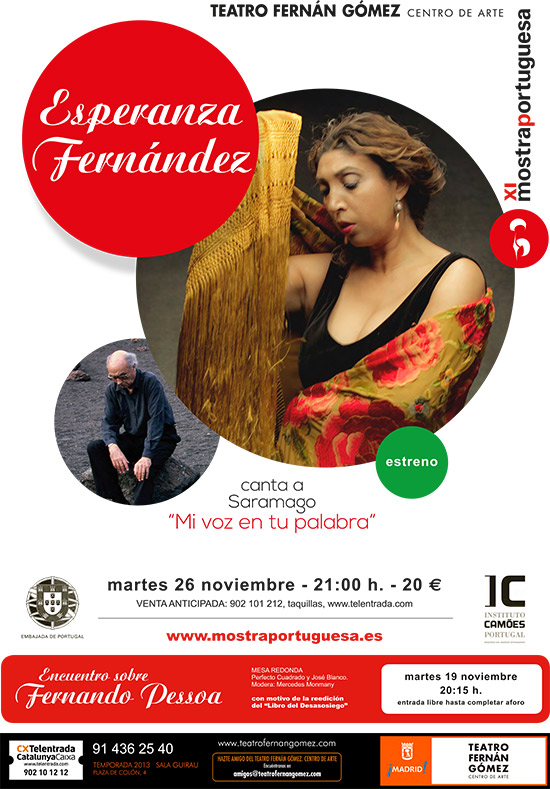 Esperanza Fernández canta a José Saramago