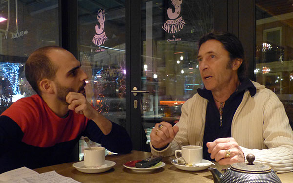 Jorge Pardo con Pablo San Nicasio