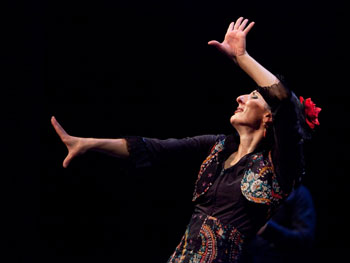 Mercedes Ruíz en los Jueves Flamencos CAJASOL
