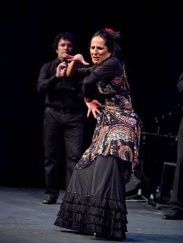 Mercedes Ruíz en los Jueves Flamencos CAJASOL