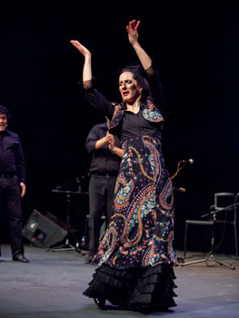 Mercedes Ruíz en los Jueves Flamencos CAJASOL
