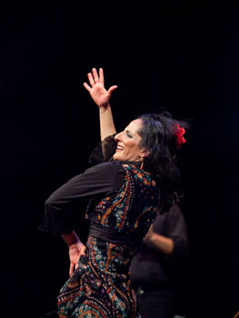 Mercedes Ruíz en los Jueves Flamencos CAJASOL