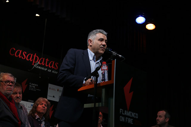 Teo Sánchez, presentador del acto
