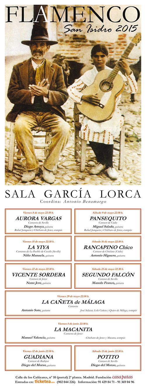 Cartel San Isidro Flamenco