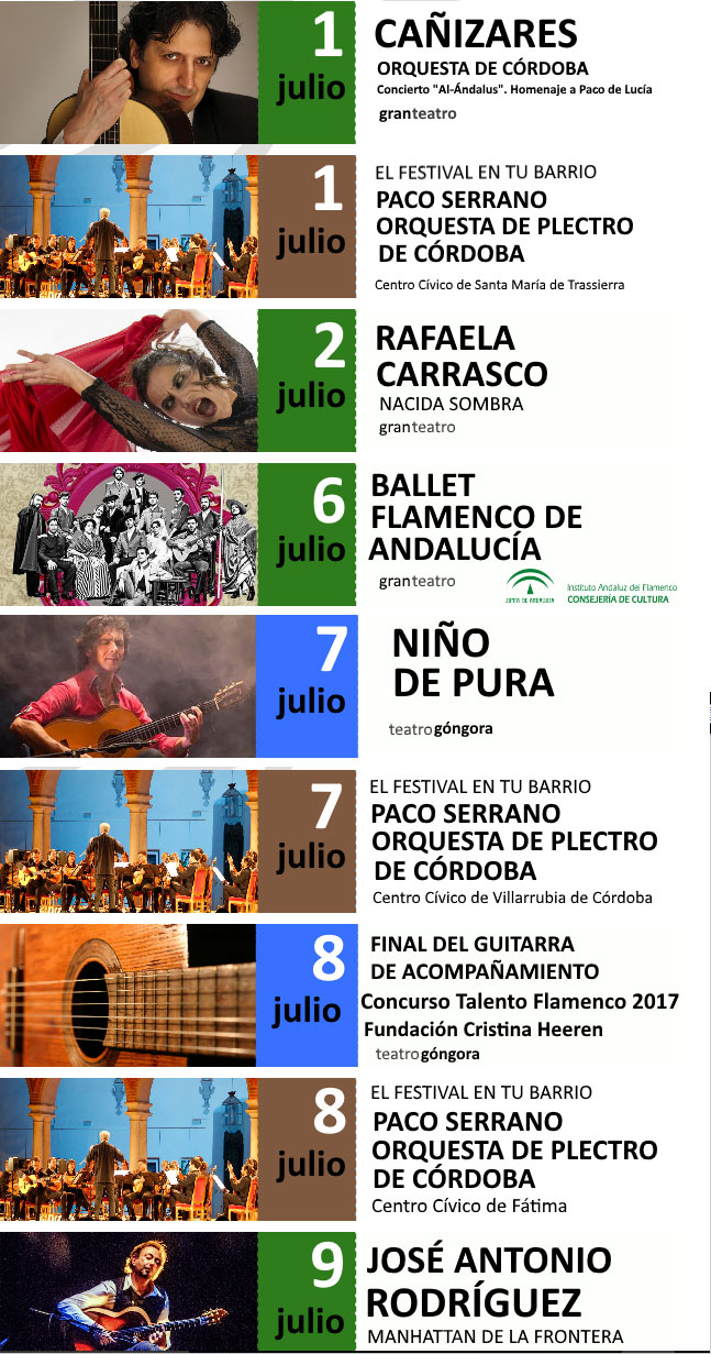 Flamenco en el Festival de la Guitarra de Córdoba 2017