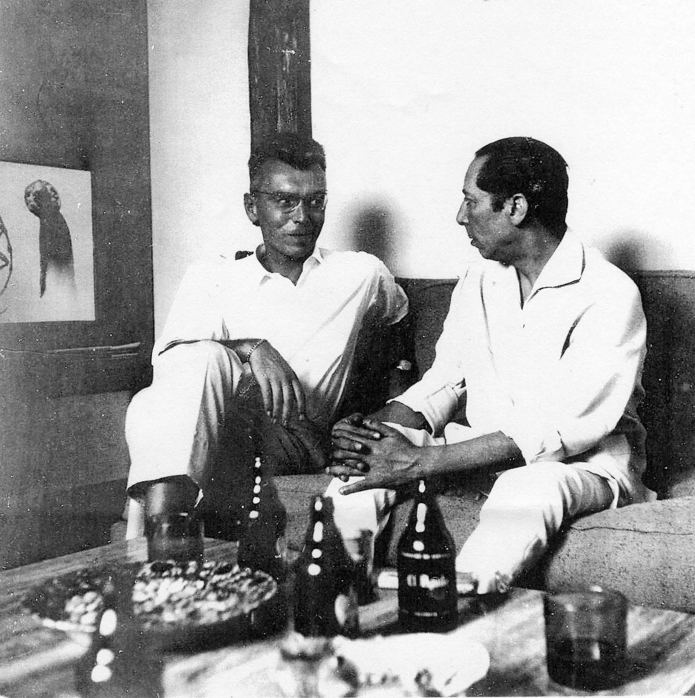 . Pierre Lefranc y Rafael Romero en París. (Archivo Lefranc, 1959)