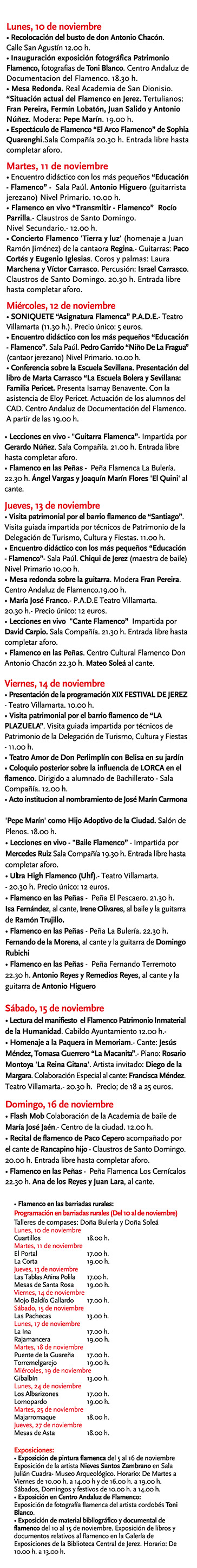 III semana Día Internacional del Flamenco
