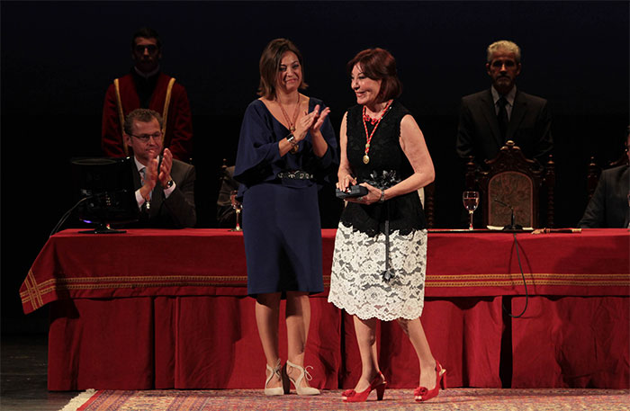 Blanca del Rey, medalla de Oro de la Ciudad de Córdoba