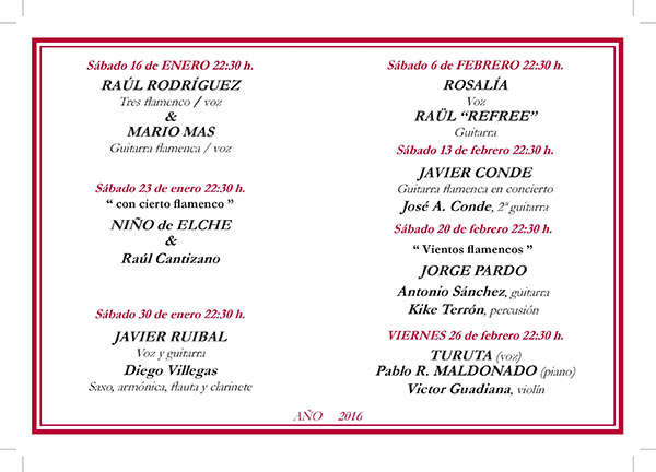 Flamenco en la Frontera - Fundación Casa Patas