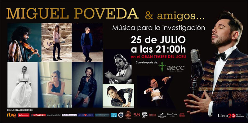 Miguel Poveda - gala contra el cáncer