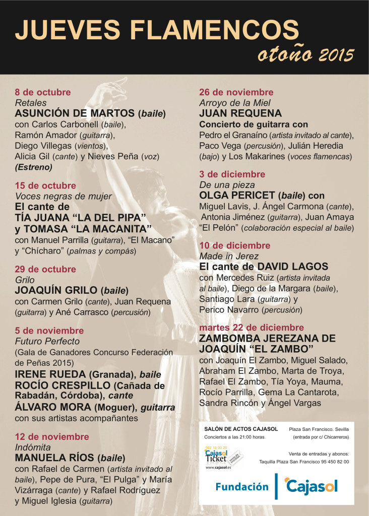 Jueves Flamencos Cajasol 2015