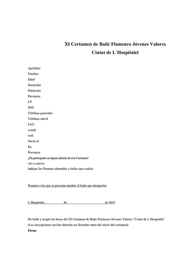 Muestra Baile Flamenco LHospitalet