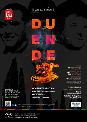 Cartel Duende y Lorca