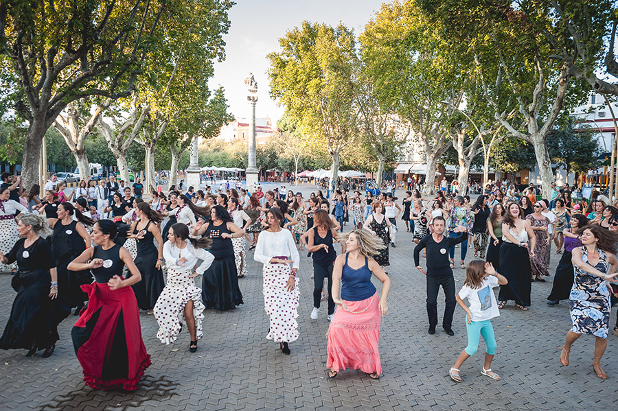 Flashmob en Alameda - Taller Flamenco