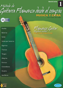 David Leiva -  Método de guitarra flamenca desde el compás vol.1 (libro+cd)