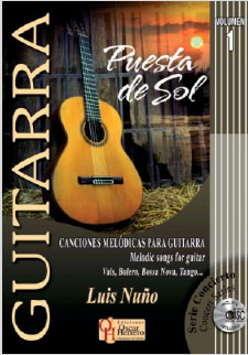 LUIS NUÑO -  PUESTA DE SOL 1 - Libro de Partituras + CD