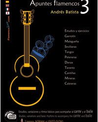 Andrés Batista -  Apuntes Flamenco-3 Libro + CD