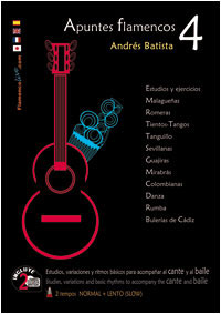 Andrés Batista -  Apuntes Flamenco-4 Libro + CD