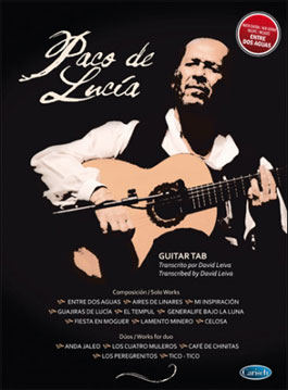 David Leiva –  Paco de Lucía guitar tab, antologhy. libro