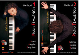Carlos Torijano –  Método de Piano Flamenco  Libro/DVD / vol 1 + vol 2