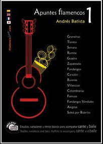 Andrés Batista –  Apuntes Flamenco-1  Libro + CD