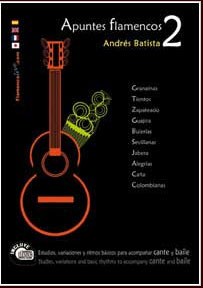 Andrés Batista –  Apuntes Flamenco-2  Libro + CD