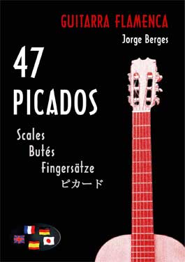 Jorge Berges –  47 picados para Guitarra Flamenca. Partituras-sheets
