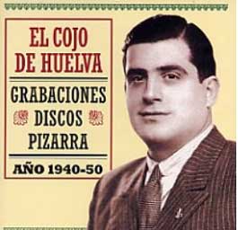 El Cojo de Huelva - Testimonios de la Historia del flamenco. Pizarra. Año 1940-5