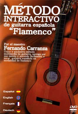 Maestro Fernando Carranza –  Método interactivo de guitarra Española. Flamenco en DVD