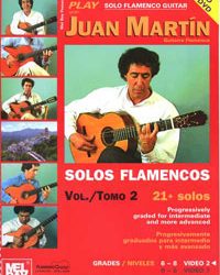 Juan Martín -  Estudios de Guitarra flamenca - Vol 2 . Libro + cd + dvd