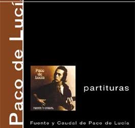 Paco de Lucía -  Libro de partituras de Paco de Lucía 'Fuente y Caudal'