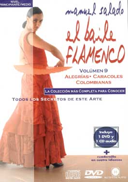 Manuel Salado –  El Baile Flamenco. Vol. 9. ALEGRIAS-CARACOLES-COLOMBIANAS
