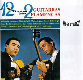 Paco de Lucía & Ricardo Modrego -  con Los 7 de Andalucía. 12 Exitos para 2 guitarras flamencas