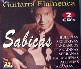 Sabicas –  Guitarra Flamenca. 2 CDs – 24 éxitos