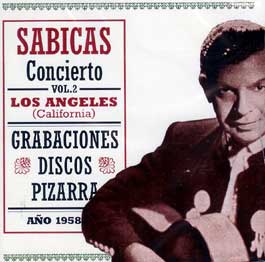 Sabicas –  Concierto. vol. 2. desde Los Angeles CA. Grab. discos pizarr