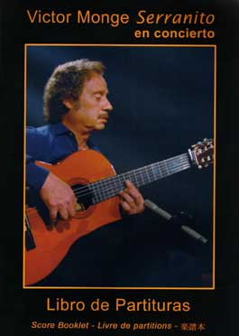 Serranito –  Victor Monge Serranito en concierto – Libro de Partituras