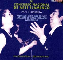 Varios -  VI Concurso Nacional de Arte Flamenco Cordoba 1971. 3 CD's