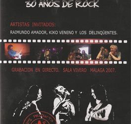 Tabletom -  Tabletom. 30 años de Rock. DVD. PAL