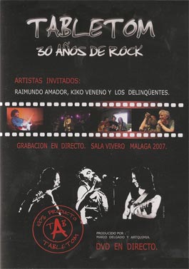 Tabletom –  Tabletom. 30 años de Rock. DVD. PAL