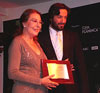 Rafael Amargo recibe el II Premio Estrellas del Flamenco del Corral de la Morería.