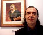 Exposición de cuadros de Antonio Valentín en el Centro Andaluz de Flamenco