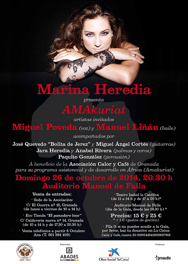 Marina Heredia presenta AMAkuriat - Granada