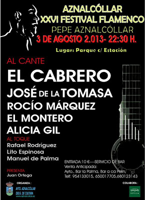 XXVI FESTIVAL FLAMENCO PEPE AZNALCÓLLAR