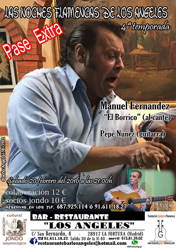 Manuel Fernández El Borrico - Noches Flamencas de los Angeles