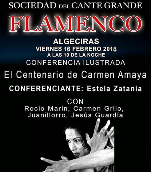Conferencia ilustrada Centenario Carmen Amaya