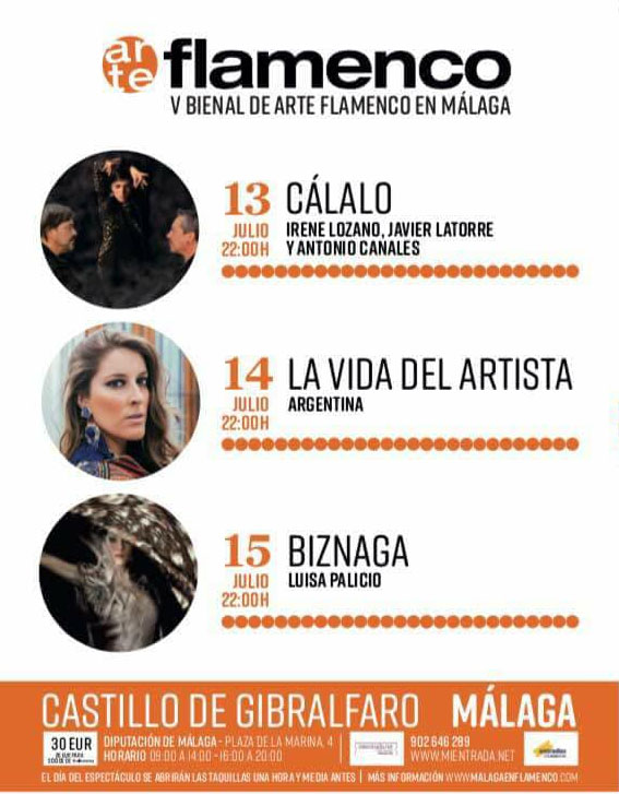 Flamenco en el Castillo de Gibralfaro - Irene Lozano