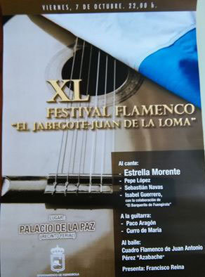 XL Festival Flamenco "El Jabegote-Juan de la Loma"