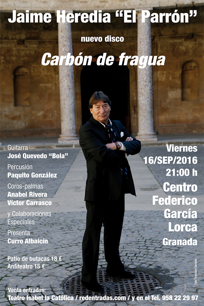 Jaime Heredia El Parrón - nuevo disco Carbón de Fragua