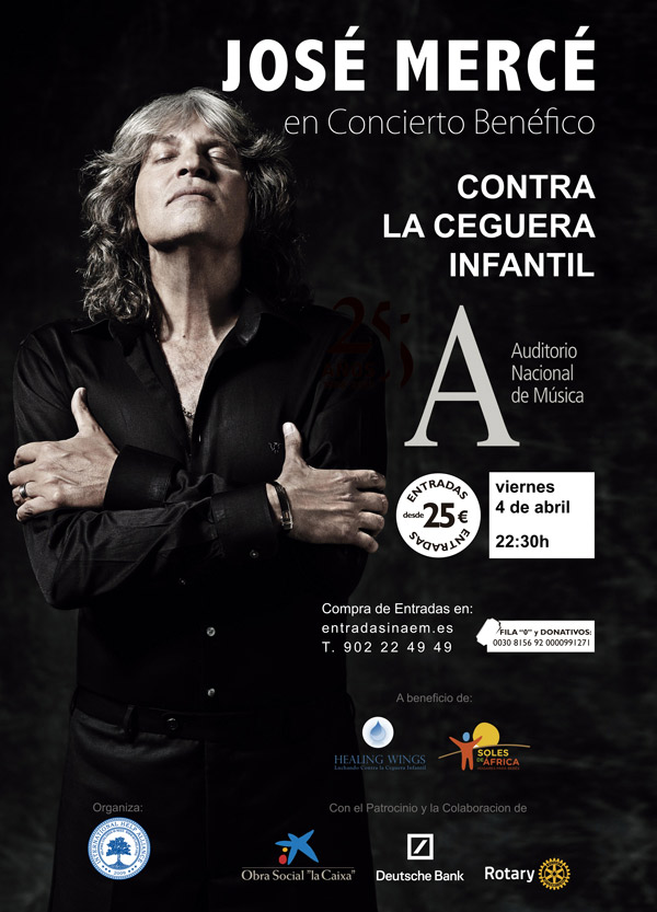 José Mercé en concierto benéfico