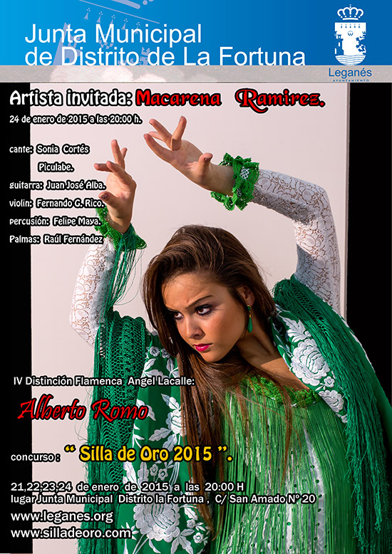 Concurso Silla de Oro 2015 - La Fortuna. Artista invitada: Macarena Ramírez